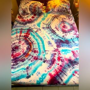 Queen Fitted Custom Made Tie Dye Sheet